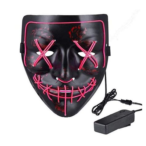 28 Off Mask Led Light Up Purge Mask For Festival Cosplay Costume