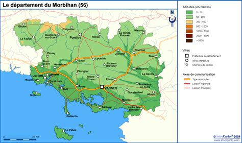 Carte Du Morbihan Voyage Carte Plan