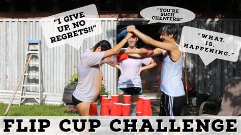 Flip Cup Challenge Youtube