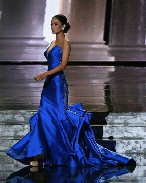 Pia Alonzo Wurtzbach Philippines Miss Universe 2015 Royal Blue Gown