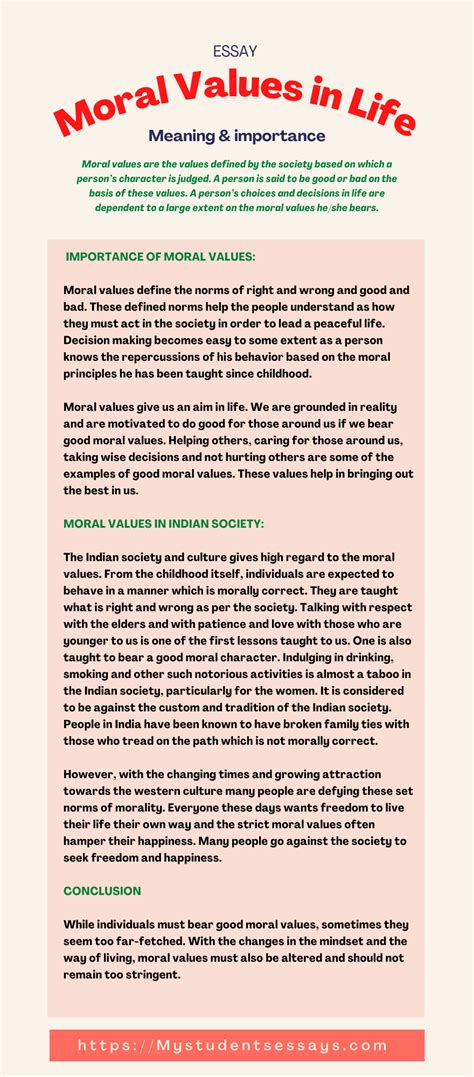🌷 Examples Of Good Morals Examples Of Morals In Society And Literature