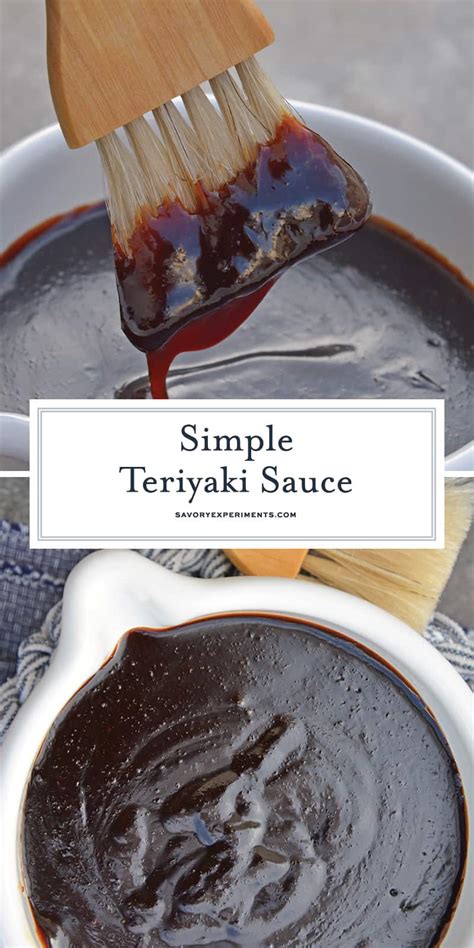Teriyaki Sauce Easy Homemade Teriyaki Sauce Recipe