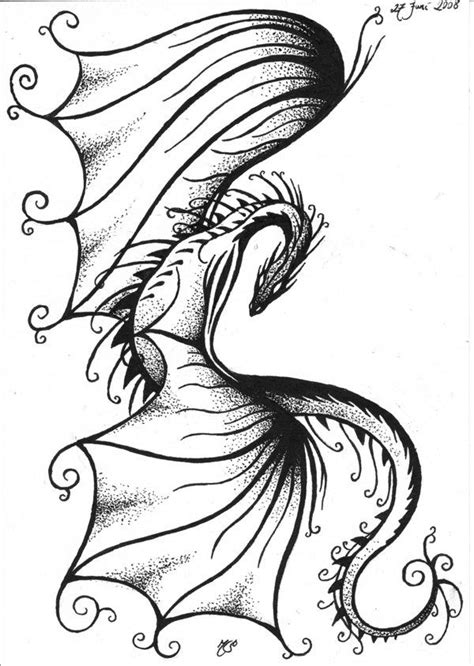 21 Best Images About Dragon Outlines On Pinterest New