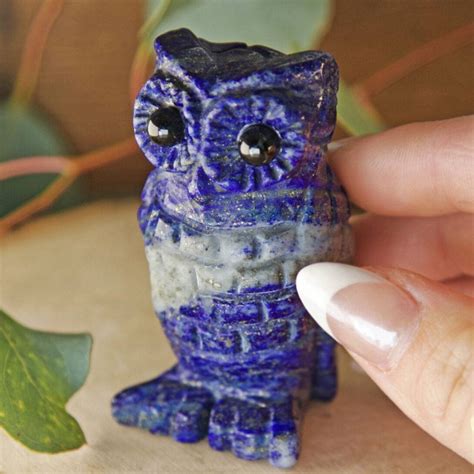 Sage Goddess Lapis Lazuli Owl Of Divine Wisdom For Intuitive Knowing