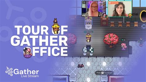 Tour Of The Gather Virtual Office Live Stream Youtube