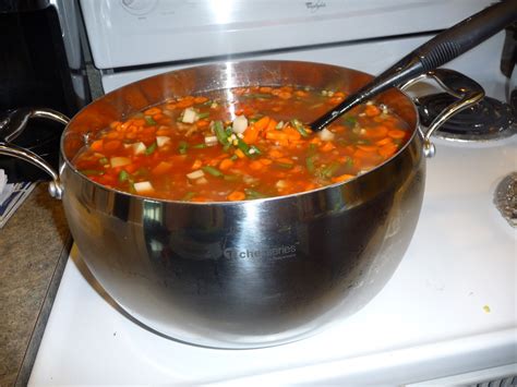 I Think I Can Vegetable Soup In The Pressure Cooker