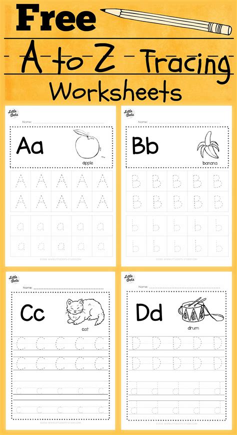 Free Printable Abc Worksheets For 4 Year Olds