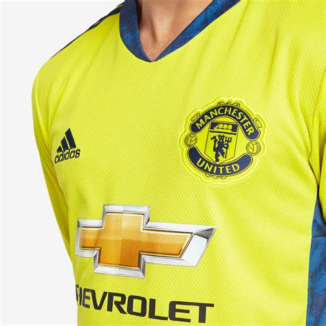Adidas Manchester United 202021 Gk Away Shirt Shock Yellowteam Navy