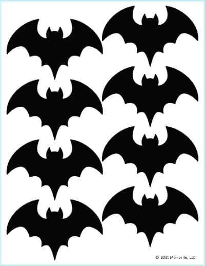 25 Free Printable Bat Templates Printable Halloween Decorations Bat