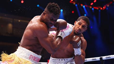 Anthony Joshua Knocks Francis Ngannou Out Cold In Second Round Of