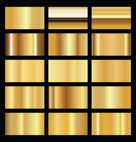 Realistic Gold Background Texture Vector Illustration Collection 286395