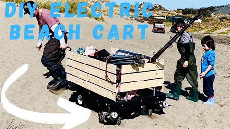 How To Build An Electric Beach Cart Wagon From An Ordinary Garden Cart