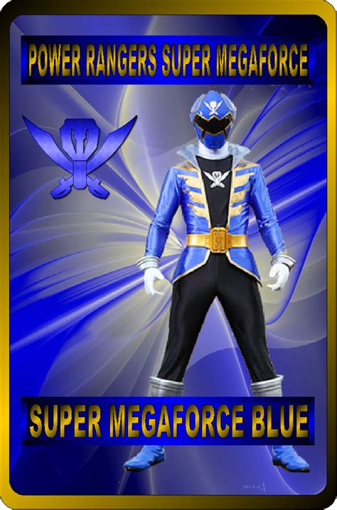 Super Megaforce Blue By Rangeranime On Deviantart Power Rangers