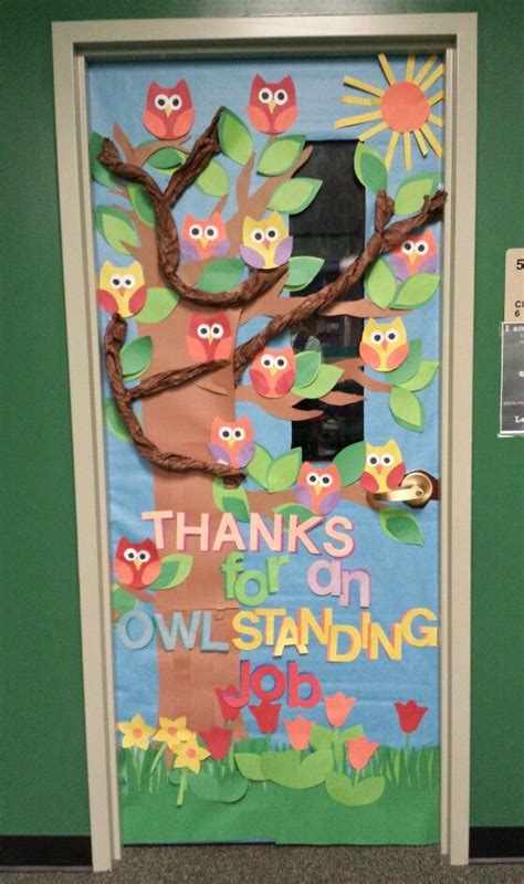 Owl Teacher Appreciation Door Decoration Teacher Appreciation Door Decorations Teacher Door