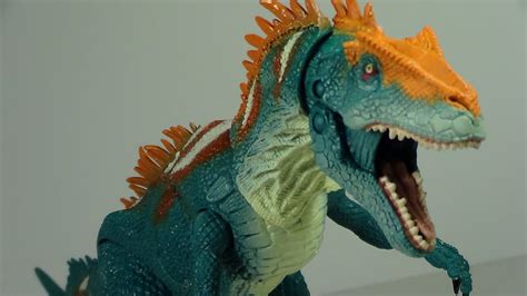 New Jurassic Park Dino Showdown Allosaurus Hasbro Toy Review Youtube