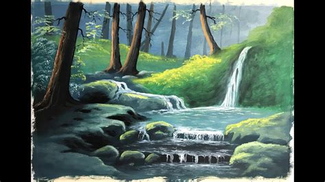 How To Draw Scenery Mountain Drawing Of Nature Water Color Painting