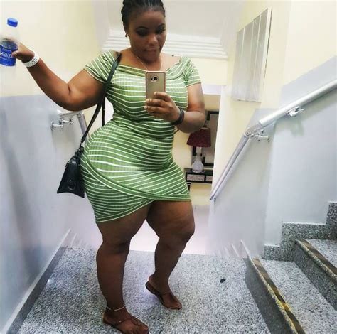 meet the thick igbo girl causing commotion on instagram with her massive hips and bum photos