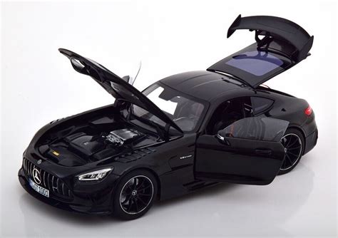 Modellbau Klar De Norev Mercedes Benz Gt Amg Black Series Schwarz Modellauto