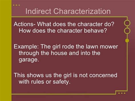 Characterization direct and indirect