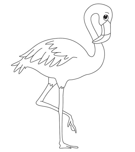 Ausmalbilder Flamingo Kostenlos Zum Ausdrucken
