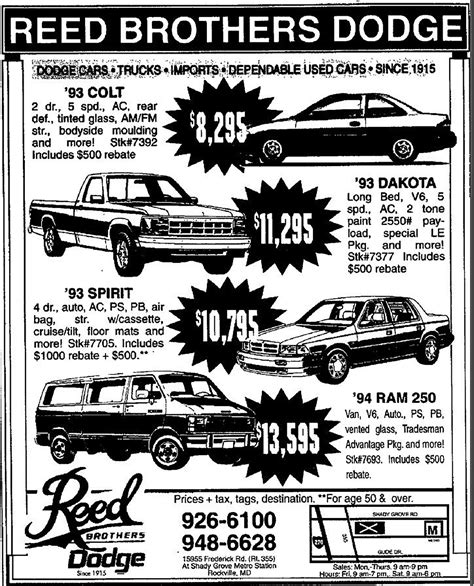 Hot Deals Madness A Gallery Of Classic Dealer Ads The Daily Drive
