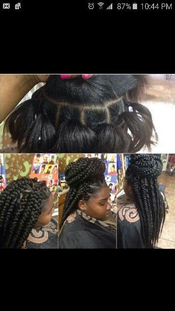This is for a basic and neat airhostess bun, but the neatness quotient really depends on the hairstyle you this step is the most important, and can also get a little tricky. Rubber band method for box braids | Natural Hair ...