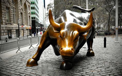 Charging Bull Sometimes Referred To As The Wall Street Bull Bronze