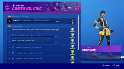 Fortnite Cameo Vs Chic Challenges How To Beat The Overtime Challenges