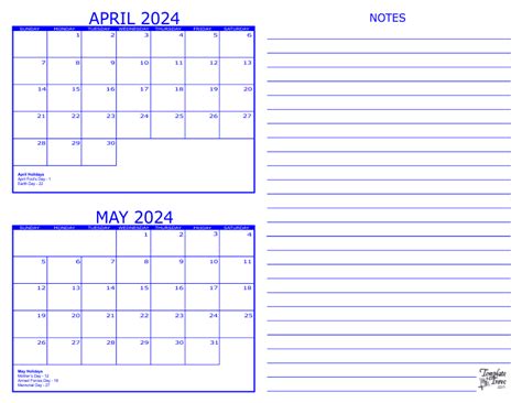 April May 2024 Calendar Printable Calendar Collection