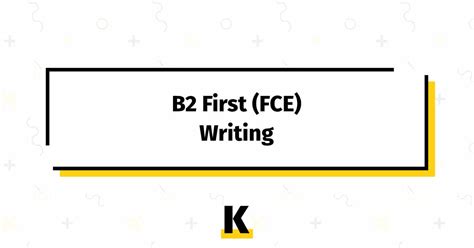 Writing B2 First Fce Guía Completa Con Ejemplos Kse