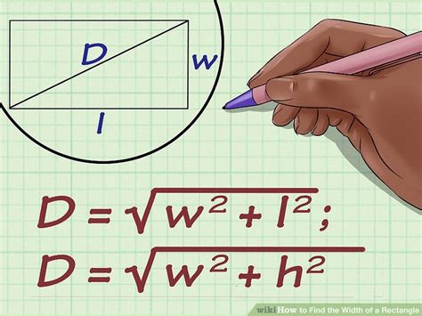 4 Ways To Find The Width Of A Rectangle Wikihow