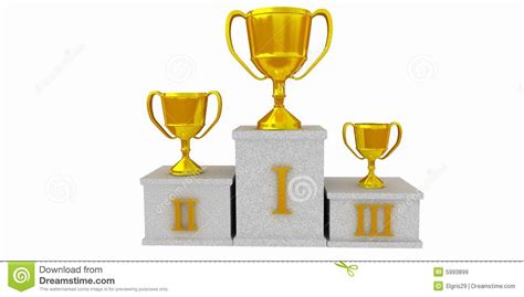 Nice way to illustrate winners (first, second. Winners Podium Royalty Free Stock Images - Image: 5993899