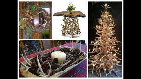 Oh, deer—winter is almost here! Antler Decorations Ideas - Rustic Home Decor - YouTube