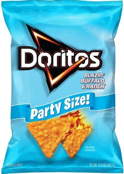 Doritos Blazin Buffalo And Ranch Doritos Hot Chip Snacks