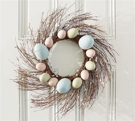 Pussy Willow And Egg Wreath Pottery Barn