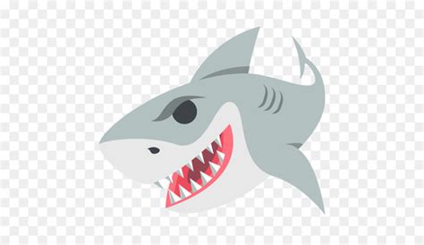 Free Great White Shark Emoji Symbol Emoticon Sharks Nohat Cc