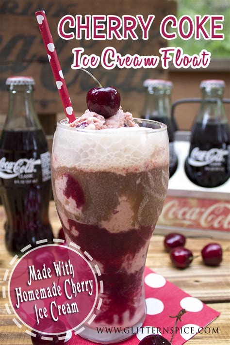 Cherry Ice Cream Coke Float A Fruity Twist On The Classic Ice Cream
