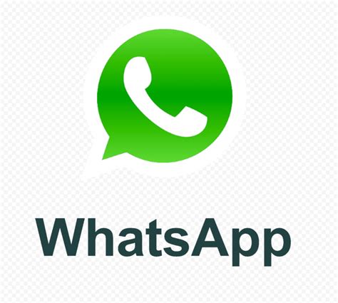 Hd Official Whatsapp Text Logo With Symbol Png Citypng