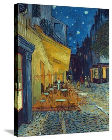 The Caf Terrace On The Place Du Forum Arles At Night C Framed