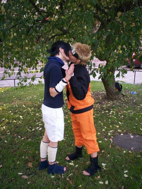 Sasuke And Naruto Kiss By Mc 06 On Deviantart