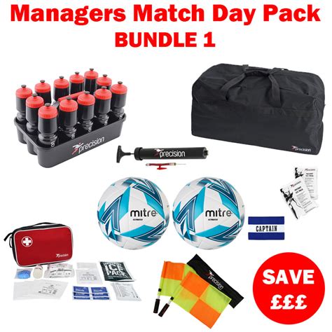 Managers Match Day Equipment Bundle For Youth Football