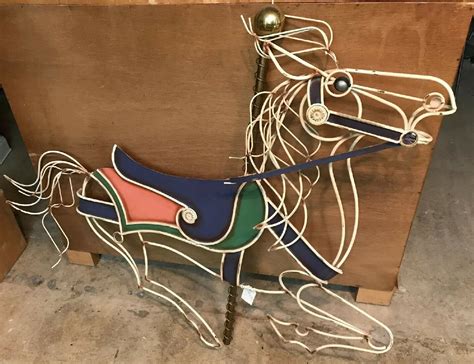 Carousel Horse Sculpture Curtis Jere Vintage Art Wall Hanging Mid