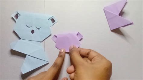 How To Make Origami Bts21 Koya Book Mark Easy Step By Step Youtube