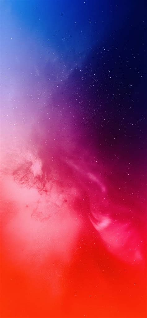 Download Galaxy Sky In Gradient Red Iphone Wallpaper