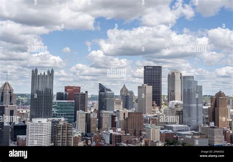 Pittsburgh Skyline Aerial Hi Res Stock Photography And Images Alamy