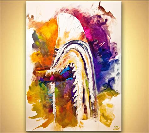 Painting Colorful Rabbi Painting Religious Art 7699