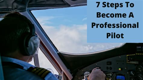 7 Steps To Become An Airline Pilot Youtube