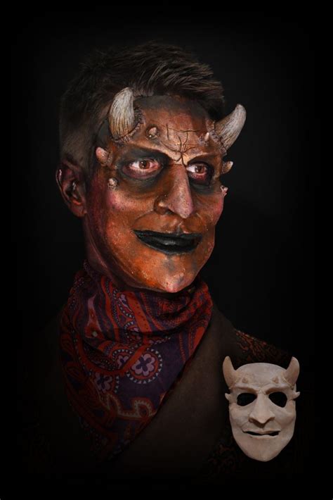 Sfx Latex Devil Mask Prosthetic Dead Walk Designs