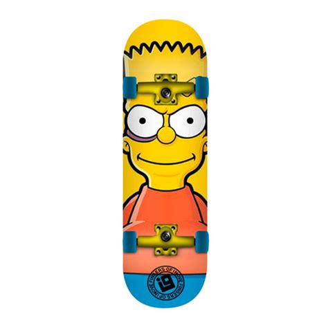 Fingerboard Completo Inove Bart Simpson Skate De Dedo Mini Skate