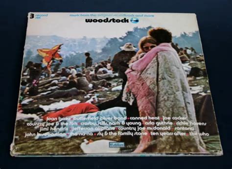 Woodstock 3 Record Set Vinyl Album 1970 Release Cotillion Records Soundtrack 20 00 Picclick
